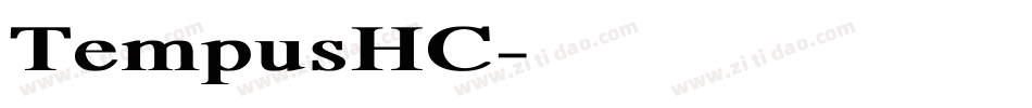 TempusHC字体转换