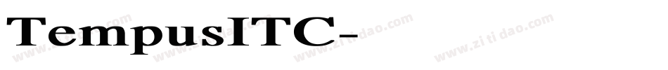TempusITC字体转换