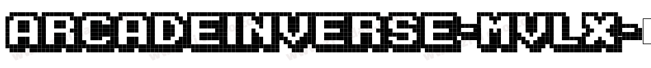 ArcadeInverse-mvLx字体转换