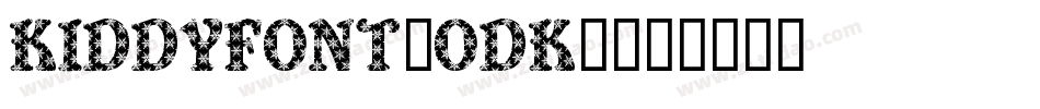 KiddyFont-OdK8字体转换