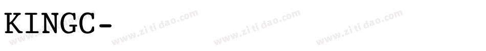 KINGC字体转换