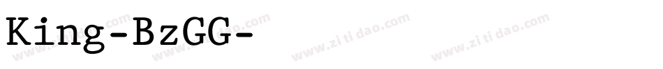 King-BzGG字体转换