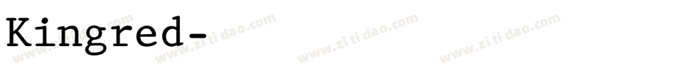 Kingred字体转换