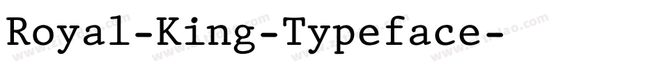 Royal-King-Typeface字体转换