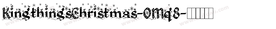 KingthingsChristmas-OMq8字体转换
