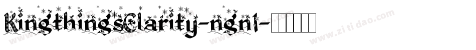 KingthingsClarity-ngn1字体转换 KingthingsClarity-ngn1字体转换