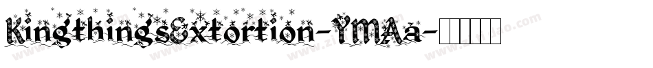 KingthingsExtortion-YMAa字体转换 KingthingsExtortion-YMAa字体转换