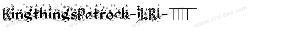 KingthingsPetrock-jLRl字体转换 KingthingsPetrock-jLRl字体转换