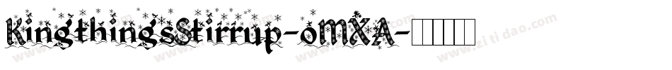 KingthingsStirrup-oMXA字体转换