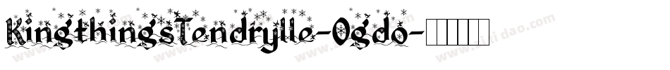 KingthingsTendrylle-0gdo字体转换