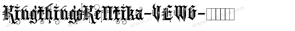 KingthingsKelltika-VEW6字体转换 KingthingsKelltika-VEW6字体转换