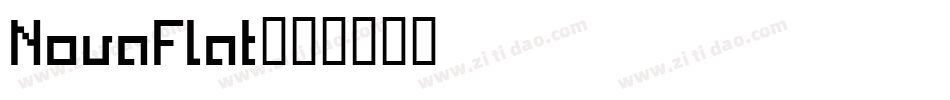 NovaFlat字体转换