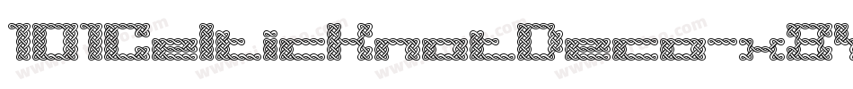 101CelticKnotDeco-x8YR字体转换