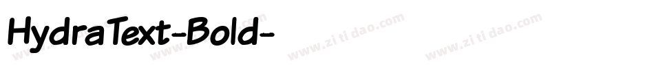 HydraText-Bold字体转换