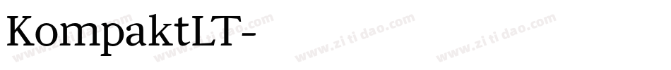 KompaktLT字体转换