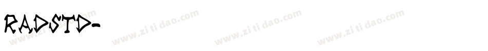 RadStd字体转换
