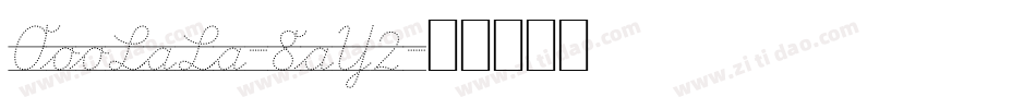 OooLaLa-8aY2字体转换