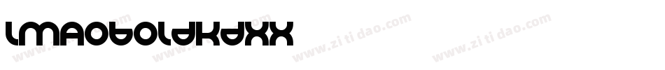 LmaoBold-KDXX字体转换