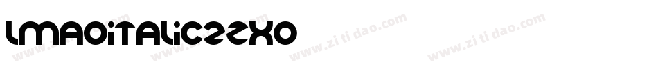 LmaoItalic-2zxo字体转换