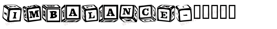 Imbalance字体转换