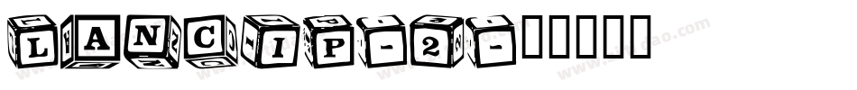 lancip-2字体转换