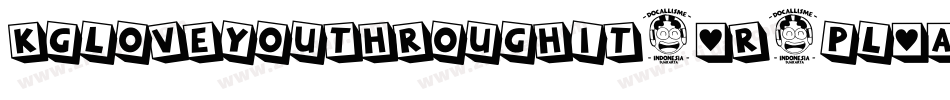 KgLoveYouThroughIt2-R1Pl字体转换