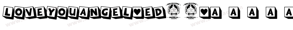 LoveYouAngel-eD63字体转换