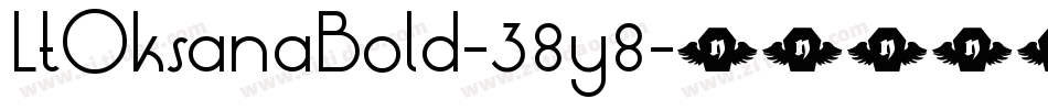 LtOksanaBold-38y8字体转换