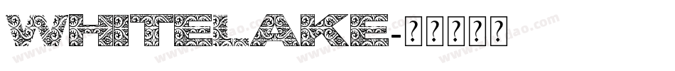 WhiteLake字体转换