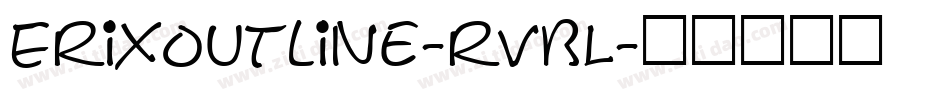 ErixOutline-rvBL字体转换