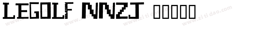 Legolf-nnZJ字体转换
