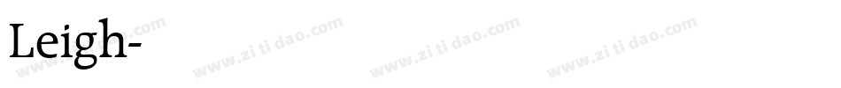 Leigh字体转换