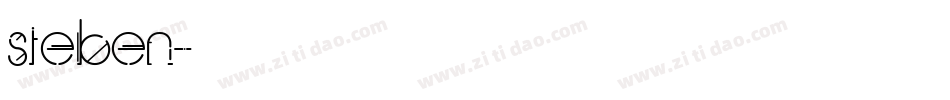 sieben字体转换