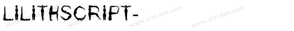 LilithScript字体转换