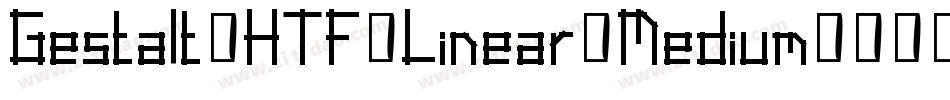 Gestalt-HTF-Linear-Medium字体转换
