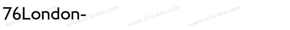 76London字体转换