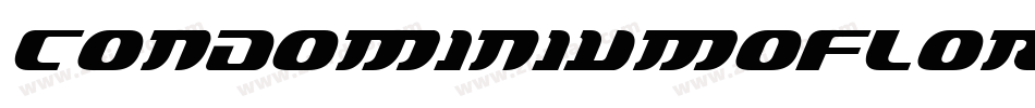 CondominiumOfLordRegular-qMz5字体转换