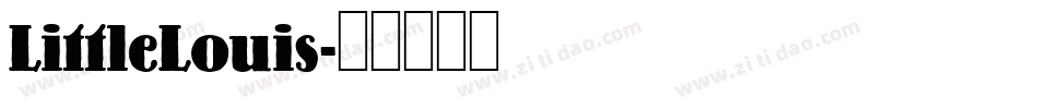 LittleLouis字体转换