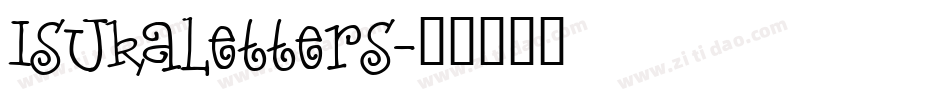 IsukaLetters字体转换