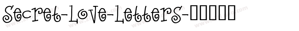 Secret-Love-Letters字体转换
