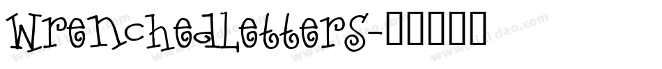 WrenchedLetters字体转换