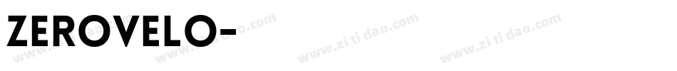 zerovelo字体转换