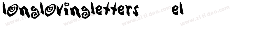 LongLovingLetters-14EL字体转换