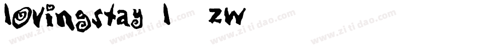 LovingStay-L38zW字体转换
