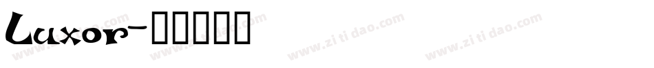 Luxor字体转换