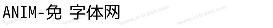 ANIM字体转换