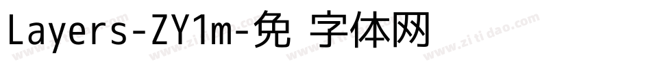 Layers-ZY1m字体转换