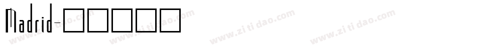 Madrid字体转换