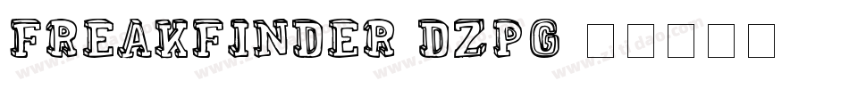 Freakfinder-dzpg字体转换