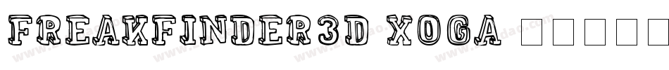 Freakfinder3D-XOga字体转换